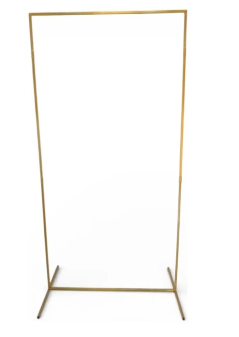 Painel Retangular 2X1 - Dourado - jlfestaemcasa