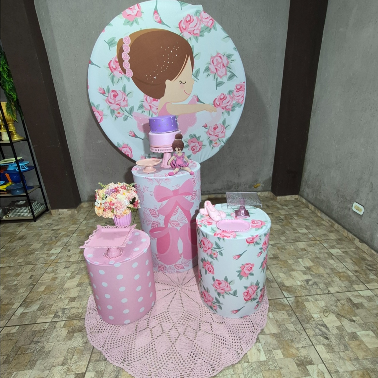 Kit Pegue E Monte Prata - Bailarina - jlfestaemcasa