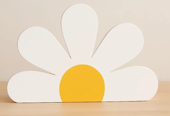 Margarida Decorativa G - Mdf - jlfestaemcasa