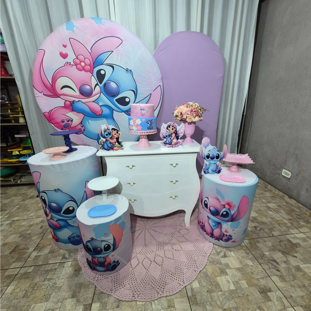 Kit Pegue E Monte Ouro - Stitch 2 - jlfestaemcasa