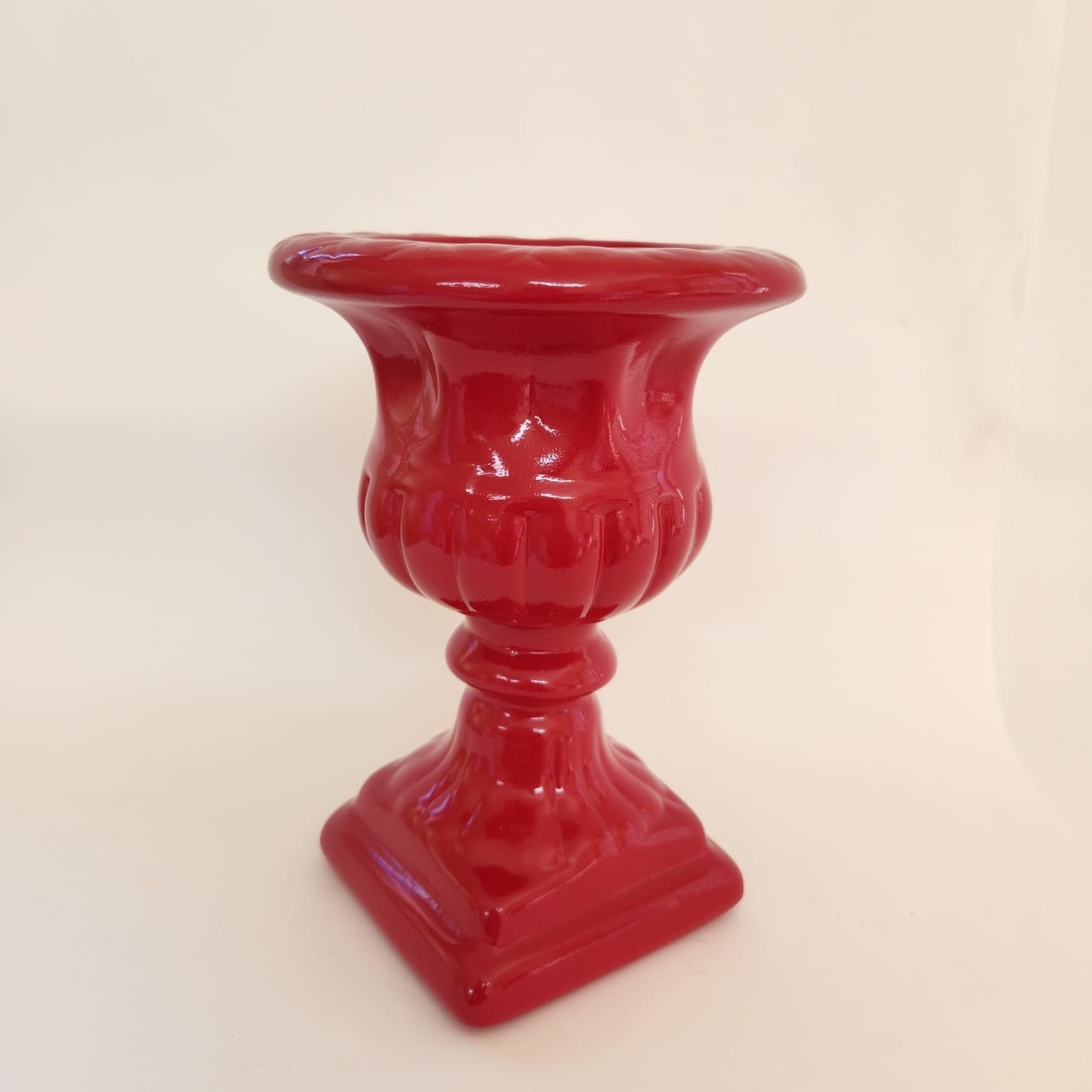 Vaso Grego P - Vermelho - jlfestaemcasa