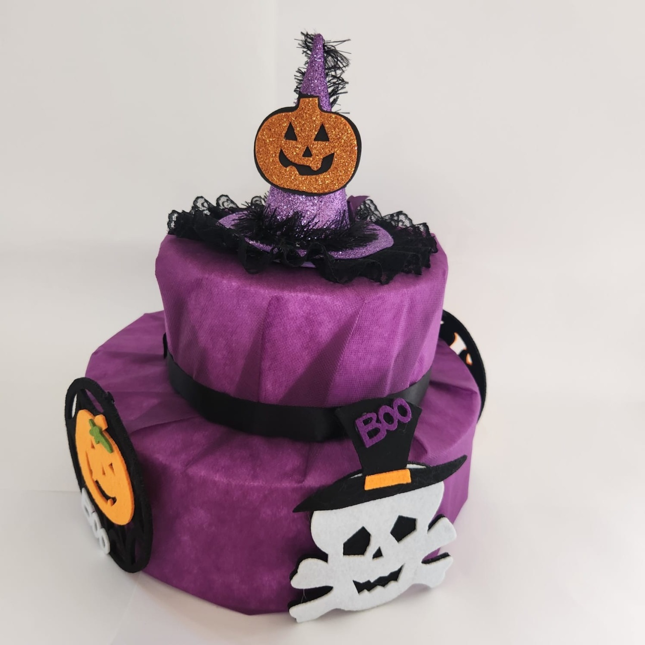 Bolo Fake - Halloween - jlfestaemcasa