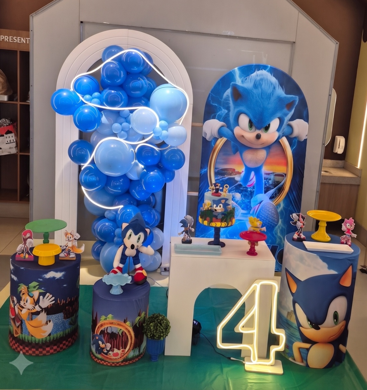 Decoração - Sonic 2 - jlfestaemcasa