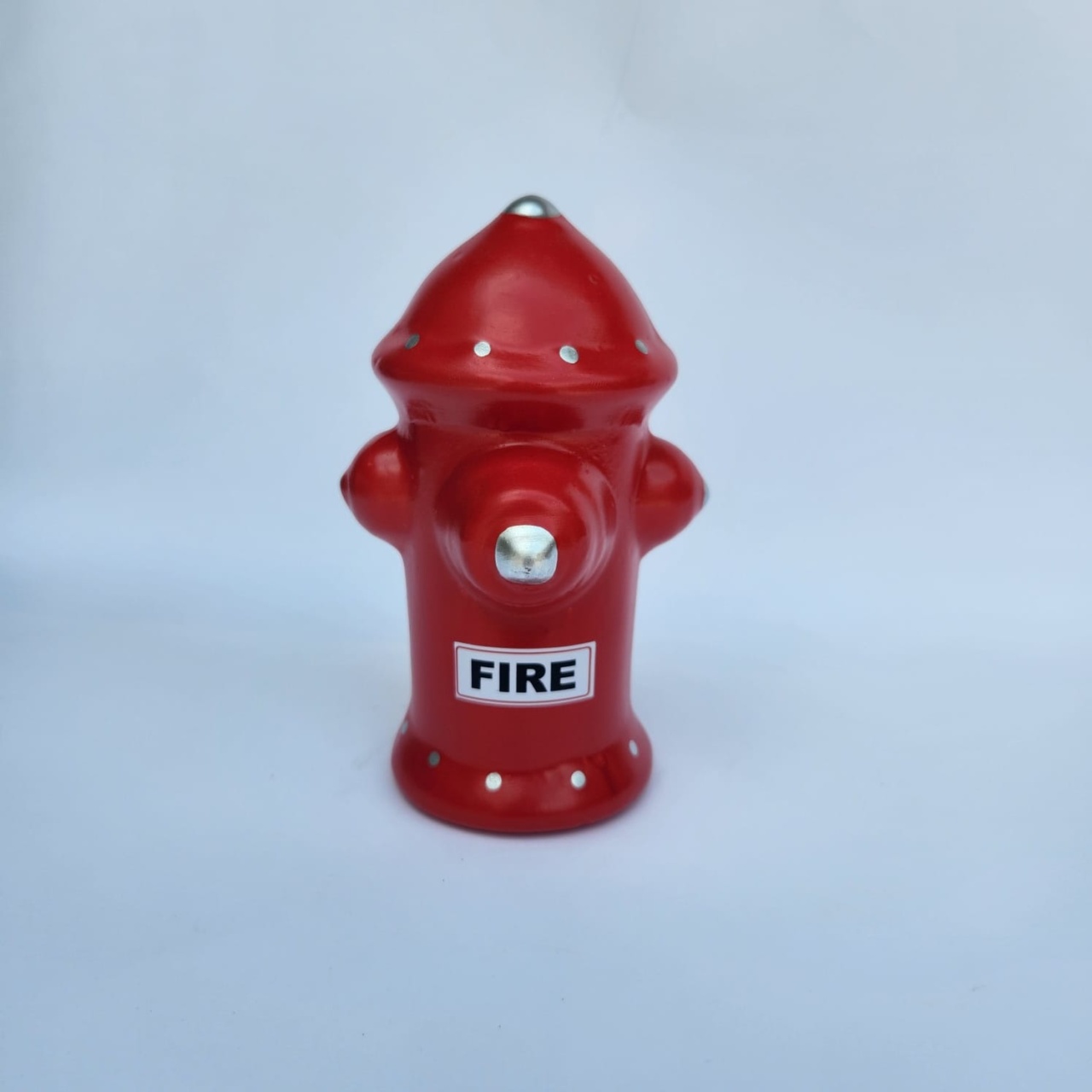 Hidrante Fogo Vermelho - Ceramica - jlfestaemcasa