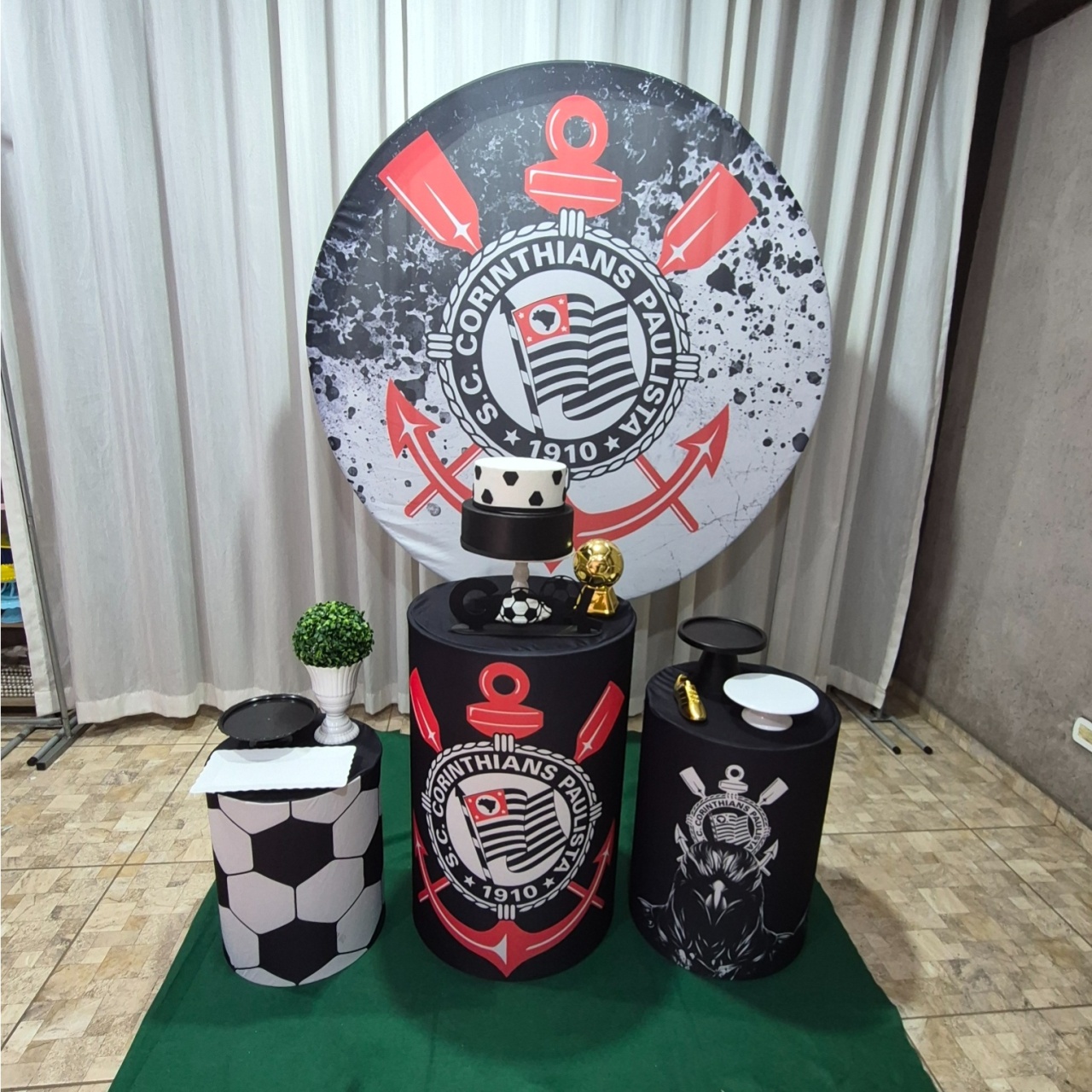 Kit Pegue E Monte Prata - Corinthians Futebol/Adulto - jlfestaemcasa