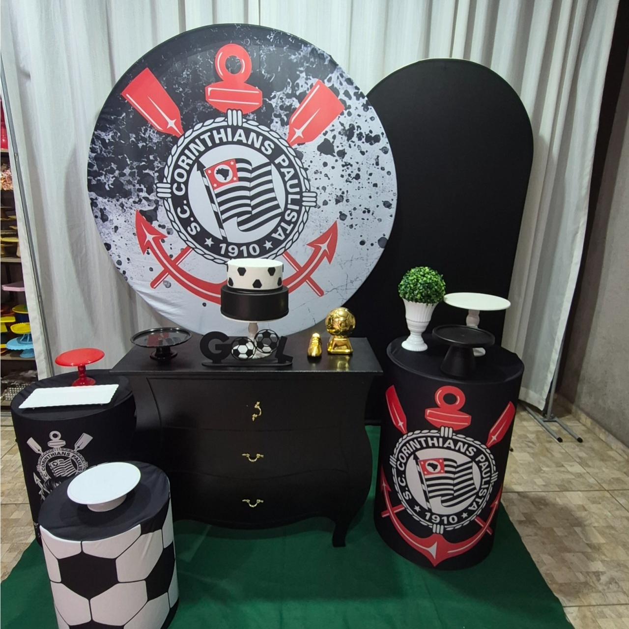 Kit Pegue E Monte Ouro - Corinthians Futebol/Adulto - jlfestaemcasa