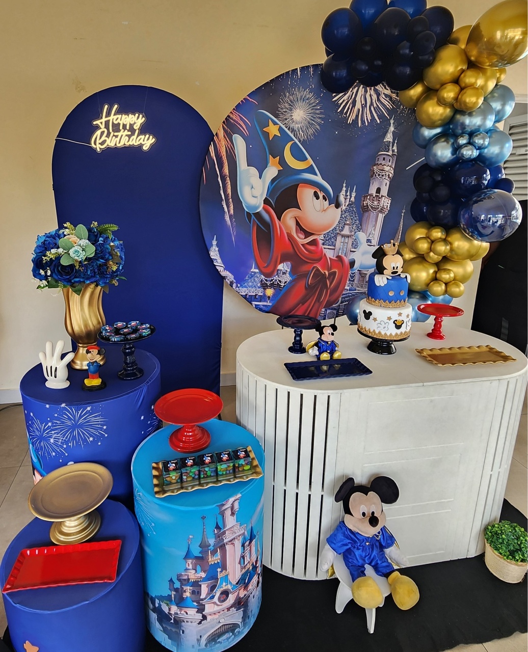 Decoração - Mickey Mago - jlfestaemcasa