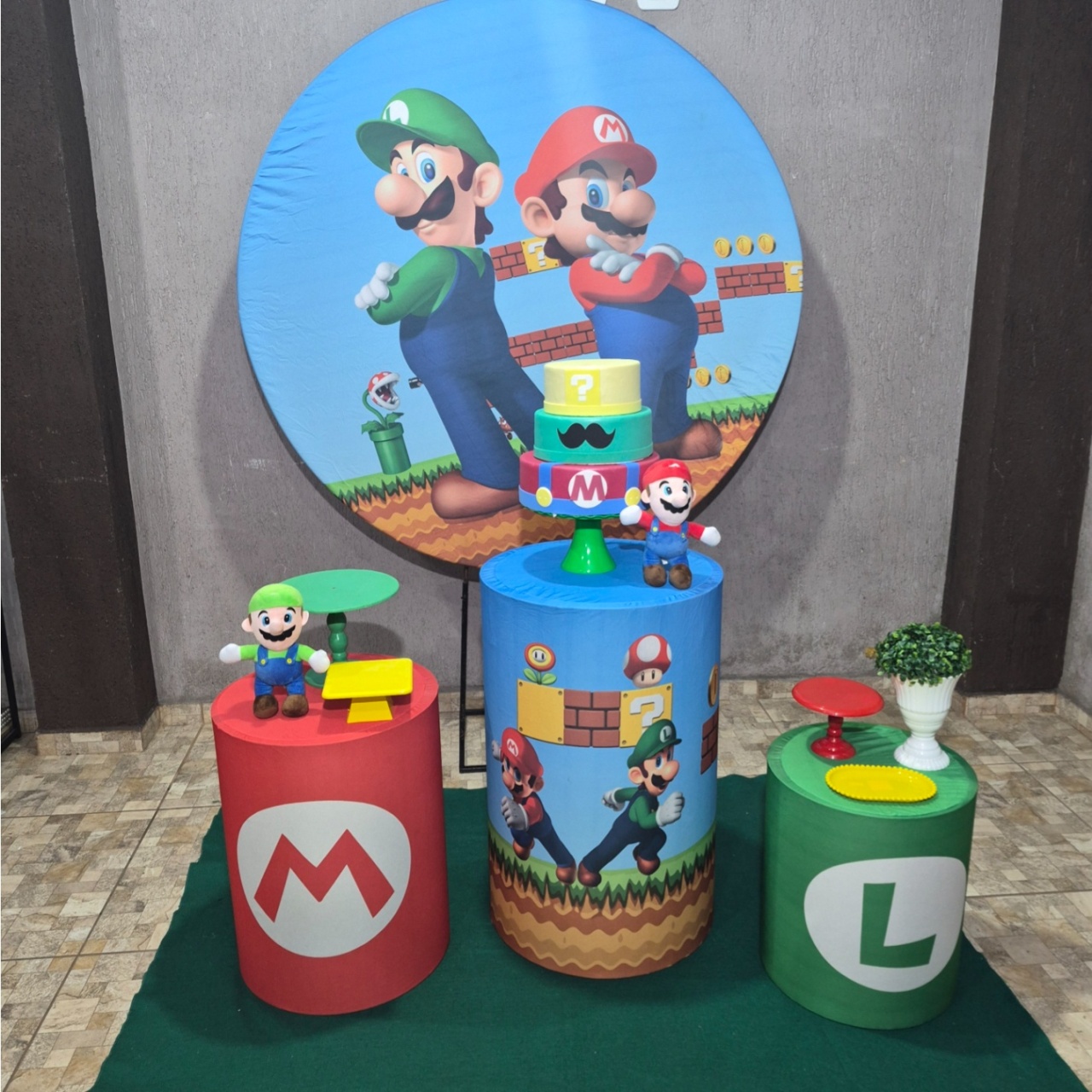 Kit Pegue E Monte Prata - Super Mario Bross - jlfestaemcasa