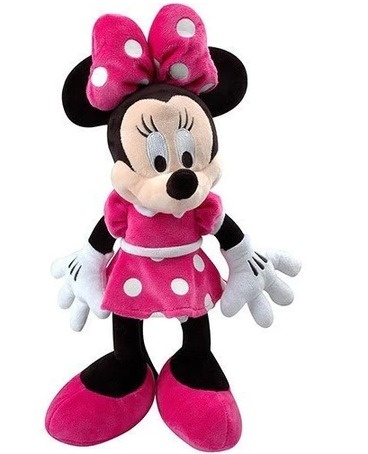Minnie Rosa - Pelucia - jlfestaemcasa