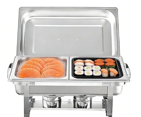 Rechaud Inox 12 Litros - 2 Partes - jlfestaemcasa