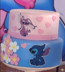 Bolo Fake - Azul E Rosa (Chá Revelação) - imagem 2