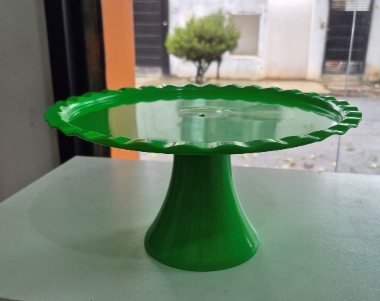Boleira Verde Alta - Plástico - jlfestaemcasa