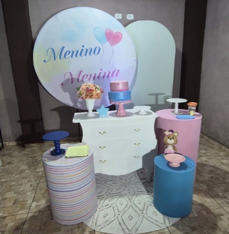 Kit Pegue E Monte Ouro - Chá Revelação (Menino Ou Menina) - jlfestaemcasa