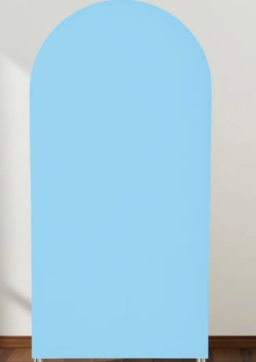 Capa Painel Romano - Azul Bebê - jlfestaemcasa