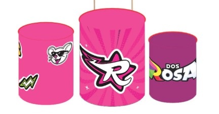 Capas Trio de Cilindro - Os Rosa - Emily Vick - jlfestaemcasa