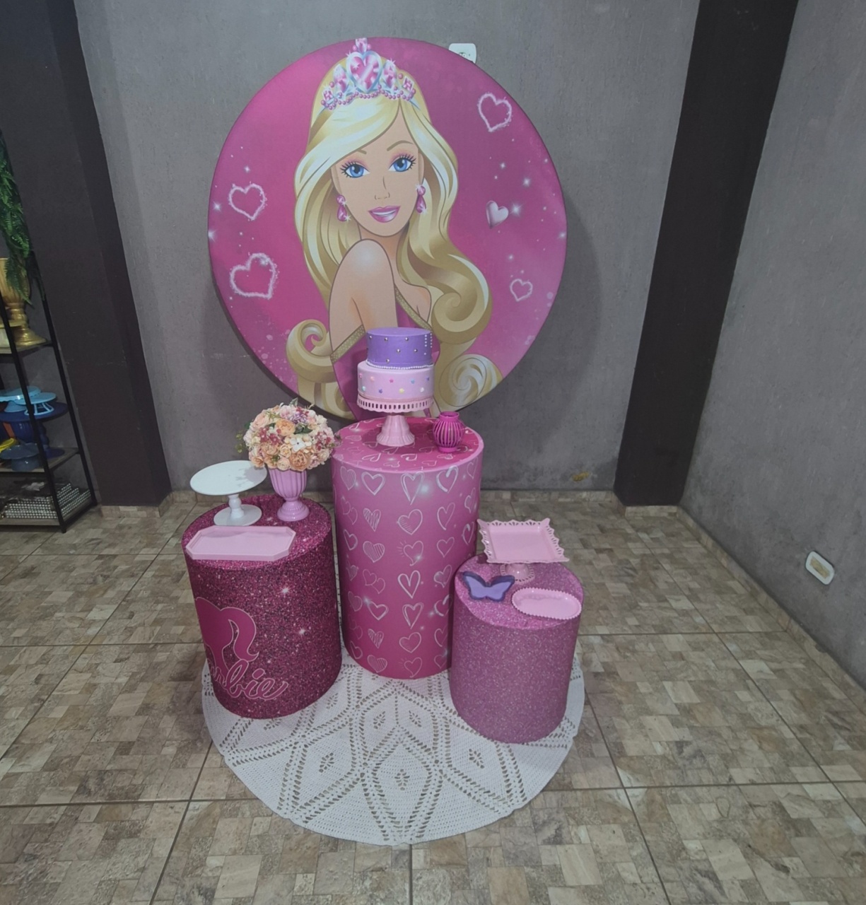 Kit Pegue E Monte Prata - Barbie - jlfestaemcasa