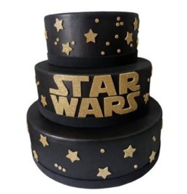 Bolo Fake - Star Wars - jlfestaemcasa