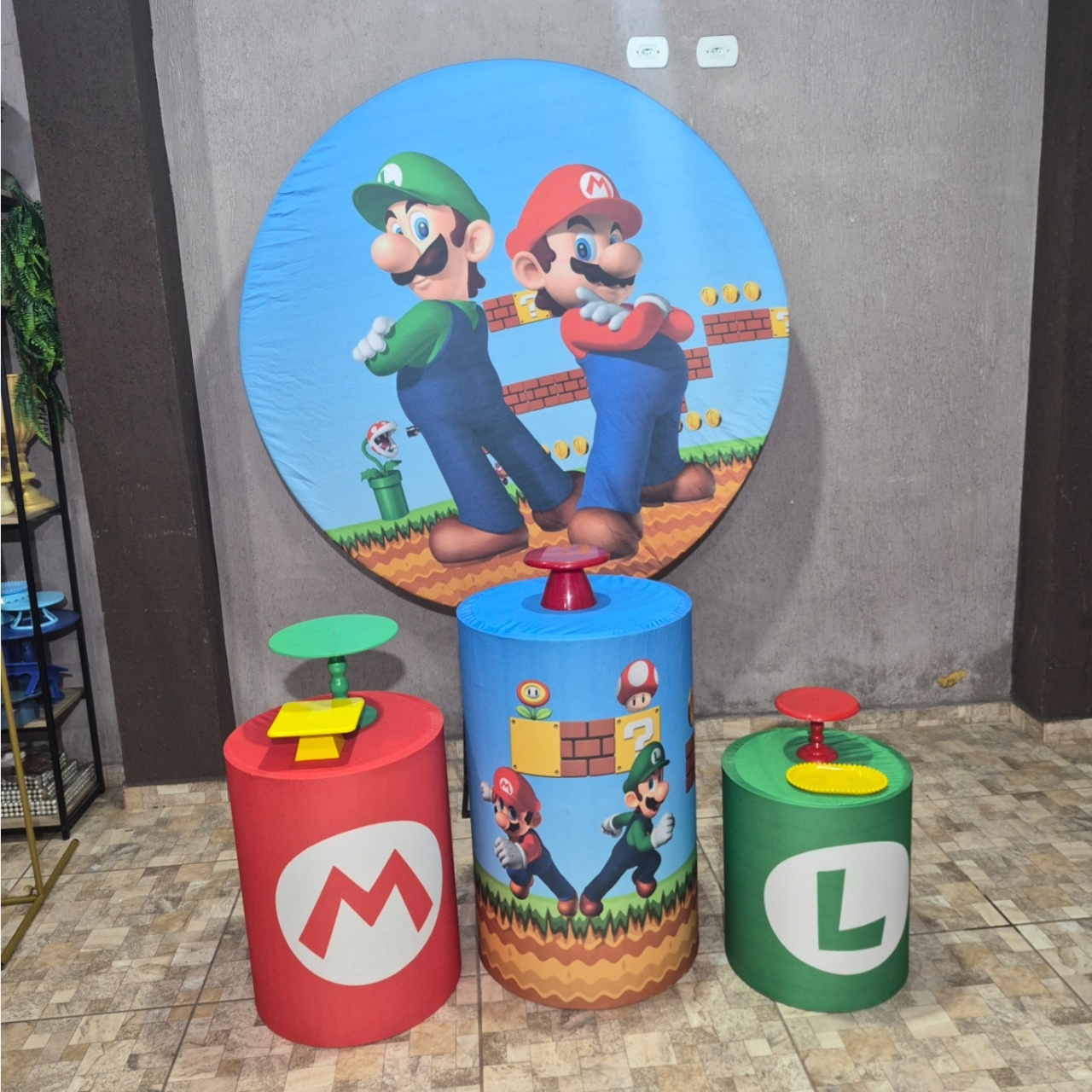 Kit Pegue E Monte Bronze - Super Mario Bross - jlfestaemcasa