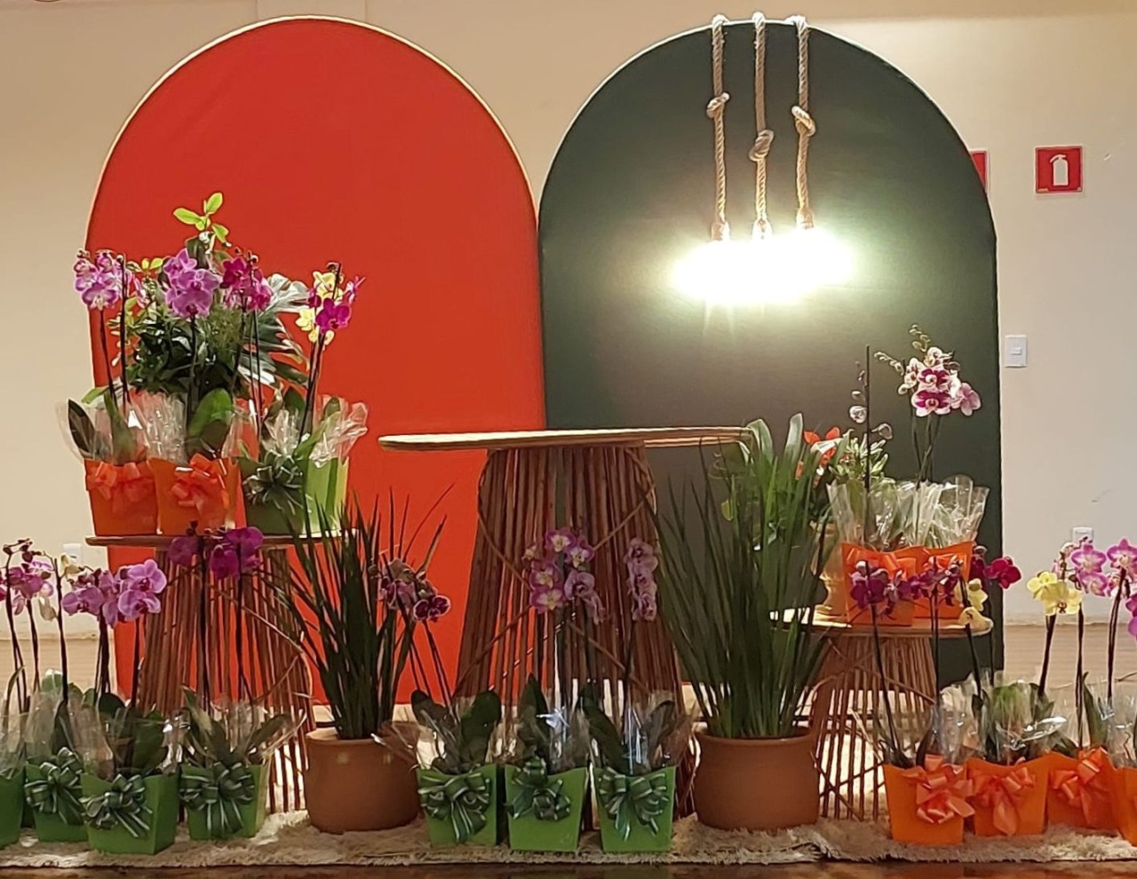 Duo Painéis Base Em Flores - THAYSE DECORA 