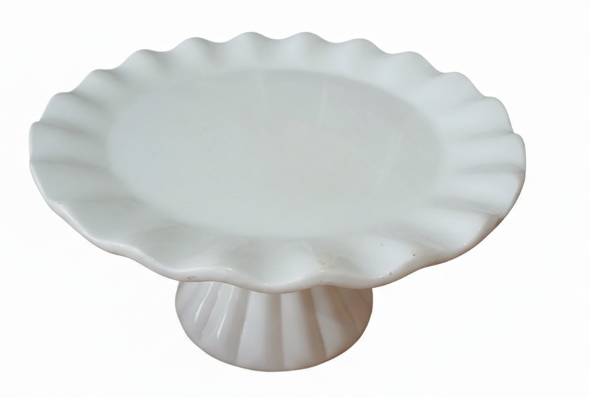Suporte de Bolo Branco  - THAYSE DECORA 