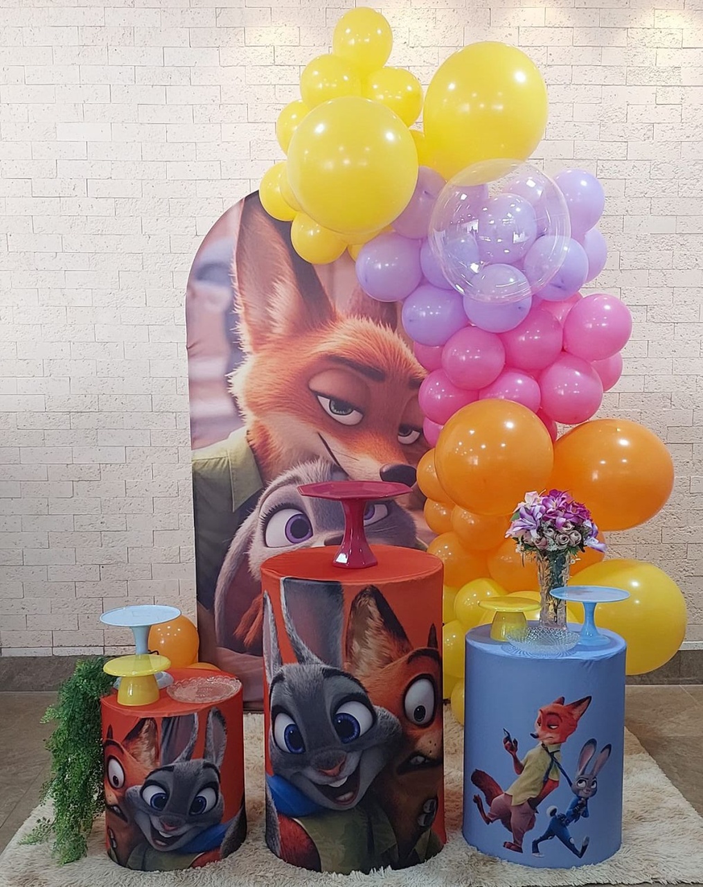 Painel Picolé Zootopia - THAYSE DECORA 