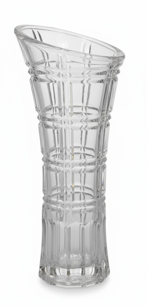 Vaso Cristal Cone  - THAYSE DECORA 