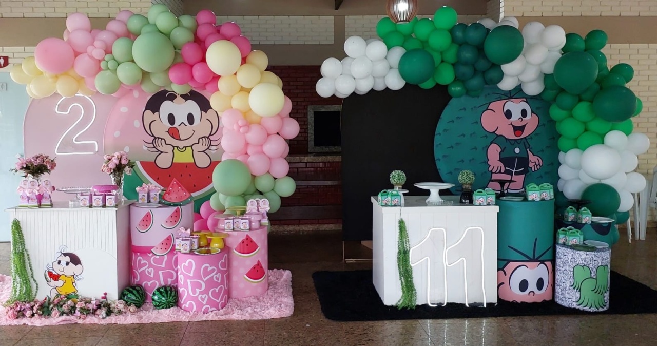 Decoração Dupla Irmãos - THAYSE DECORA 
