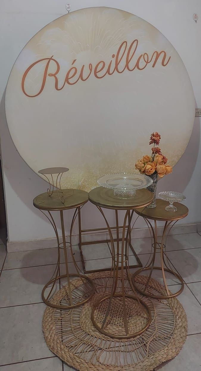 Painel Réveillon Simples - THAYSE DECORA 