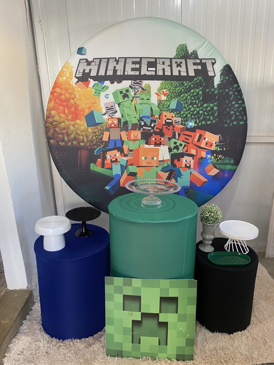 Minecraft Com Display - THAYSE DECORA 