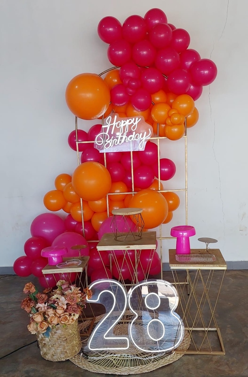 Orangexpink Diagonal - THAYSE DECORA 