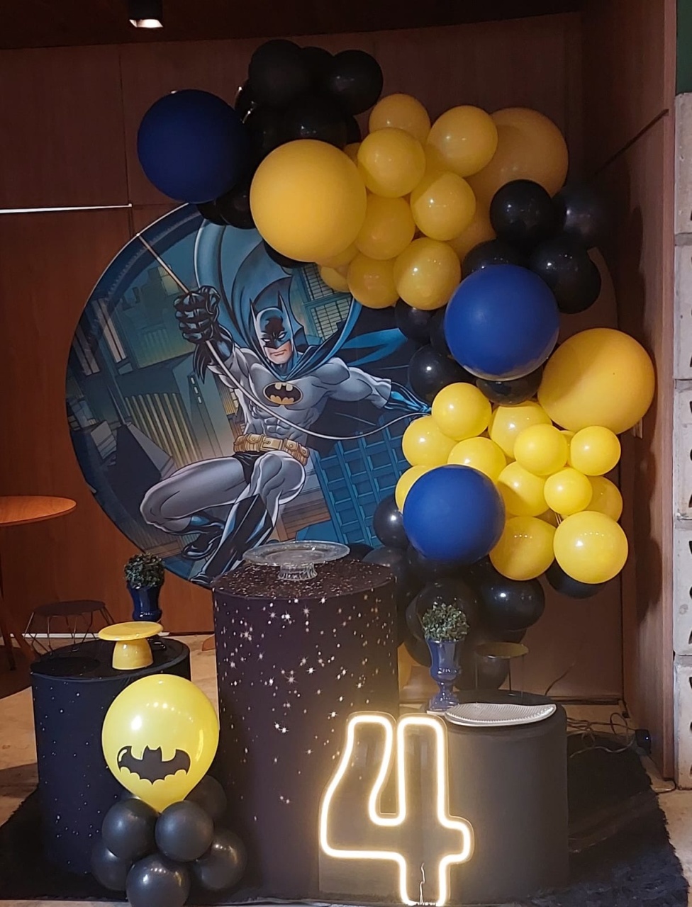 Painel Redondo Batman - THAYSE DECORA 