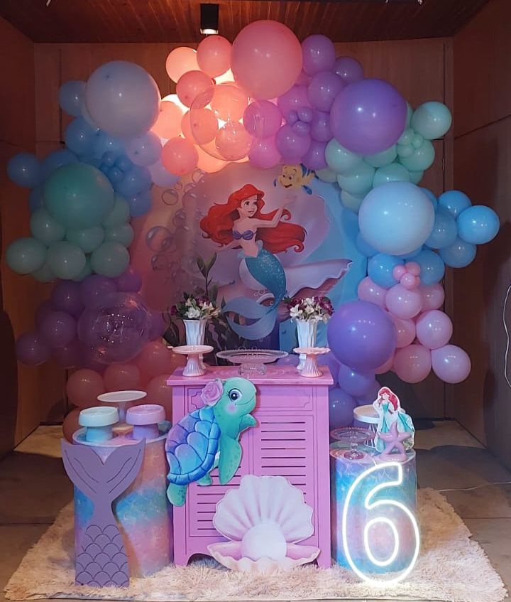 Painel Redondo Completo Ariel - THAYSE DECORA 