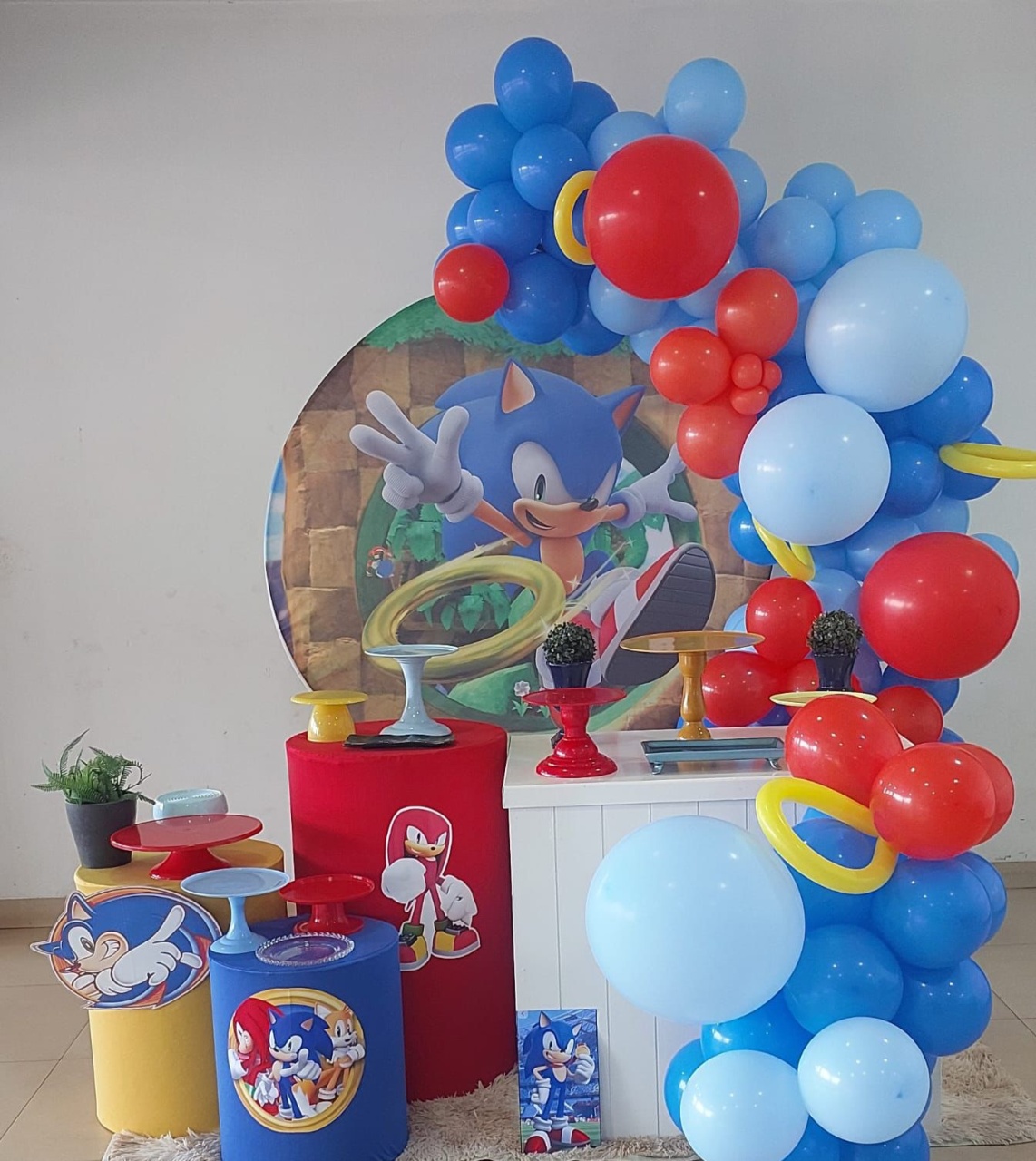 1 Painel Redondo Sonic - THAYSE DECORA 