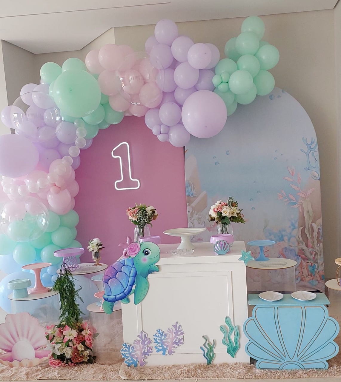 Painel Picolé Ocean+ Painel Picolé Pink Baby - THAYSE DECORA 