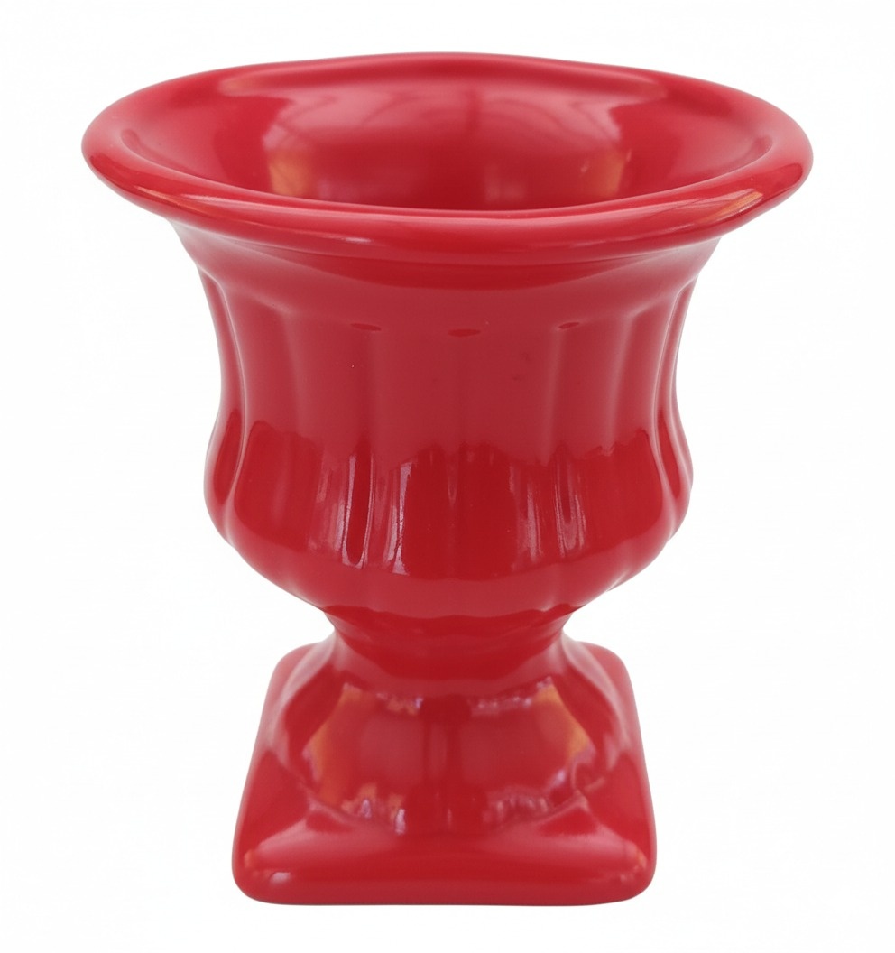 Vaso (Pp) Vermelha  - THAYSE DECORA 