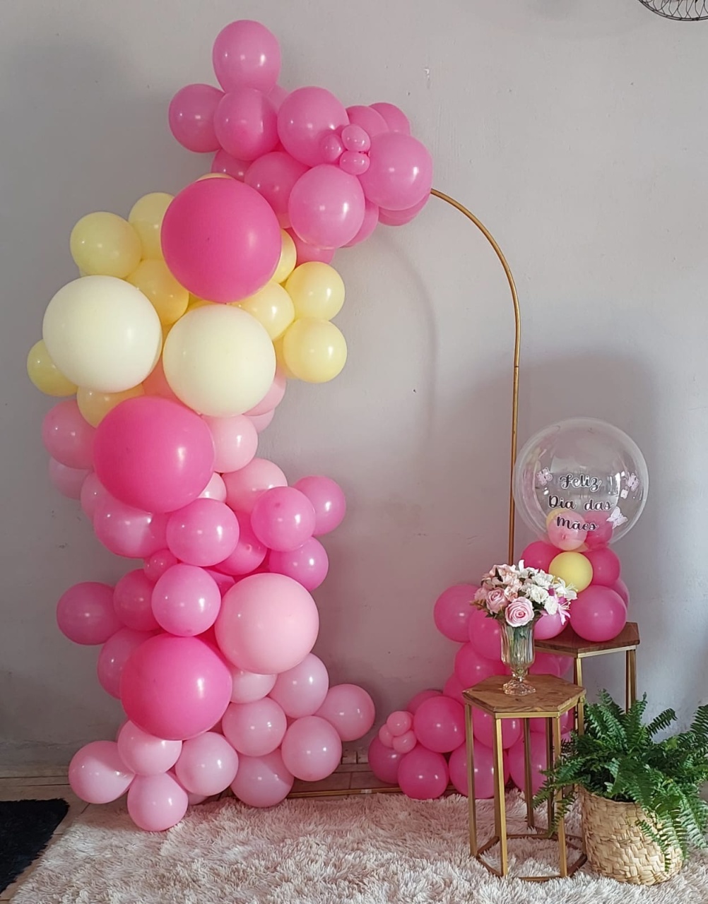Arco Aberto Pink - THAYSE DECORA 