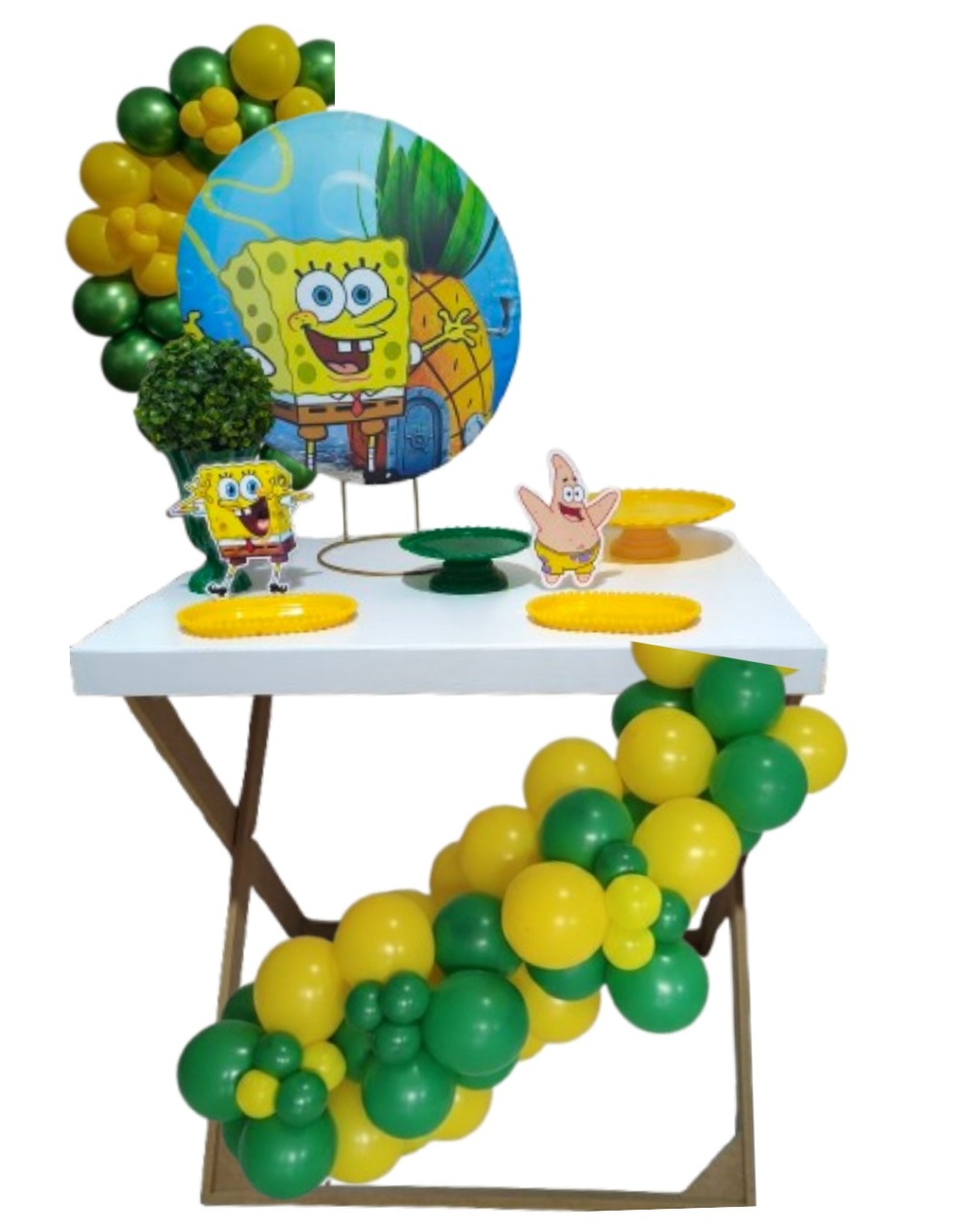 Decoração de Mesa Bob Esponja  - Tais de Vargas cardoso 