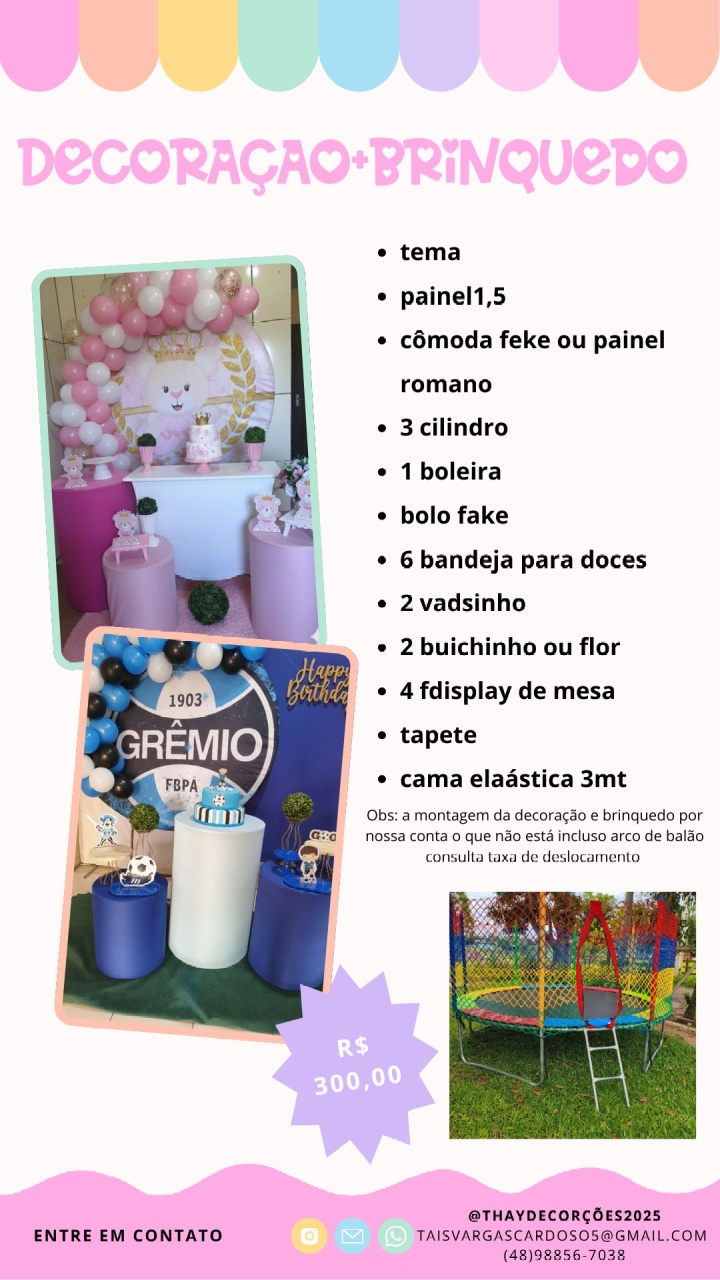 Kit Prata + Cama Elástica   - Tais de Vargas cardoso 