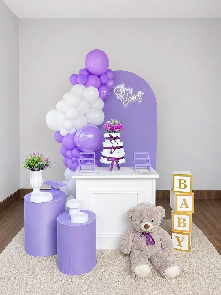 Kit Lilas Com Ursinho - Tais de Vargas cardoso 
