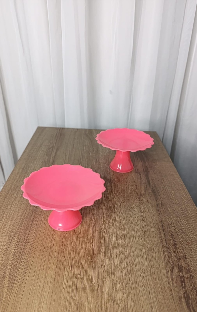 Kit 2 Mini Suportes Doces Pink - Sonho Montado