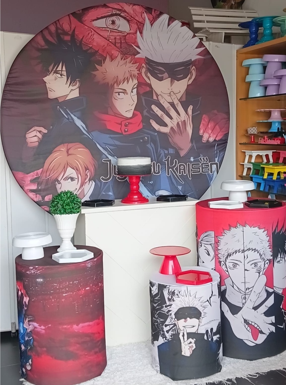 Kit Ouro - Jujutsu Kaisen - PEGUE E MONTE - ALEGRIA CORES