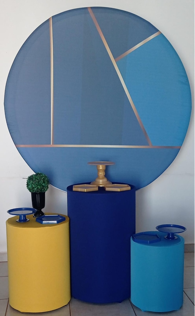 Kit Prata Azul Dourado - PEGUE E MONTE - ALEGRIA CORES