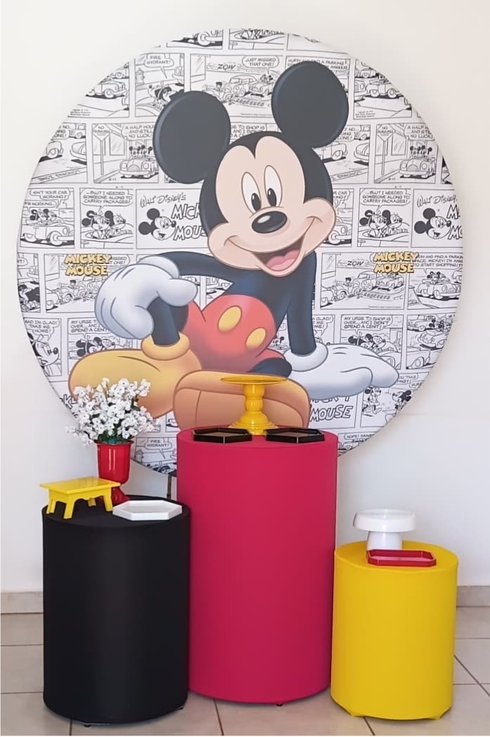 Kit Prata Mickey - PEGUE E MONTE - ALEGRIA CORES