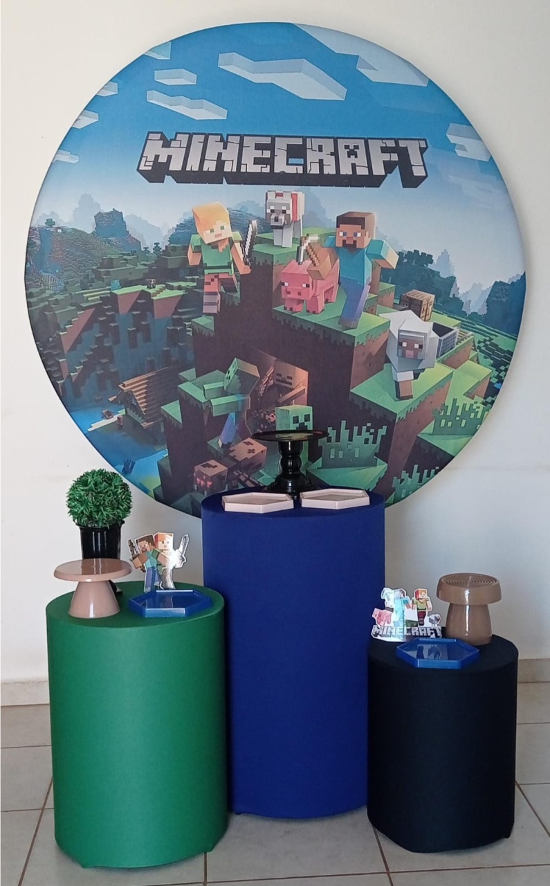 Kit Prata Minecraft - PEGUE E MONTE - ALEGRIA CORES