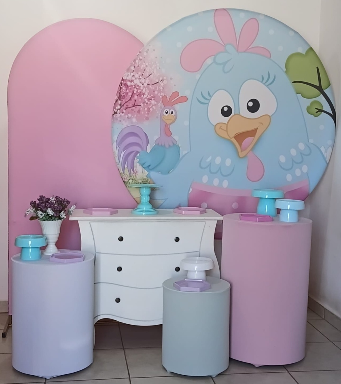 Kit Diamante Galinha Pintadinha - PEGUE E MONTE - ALEGRIA CORES