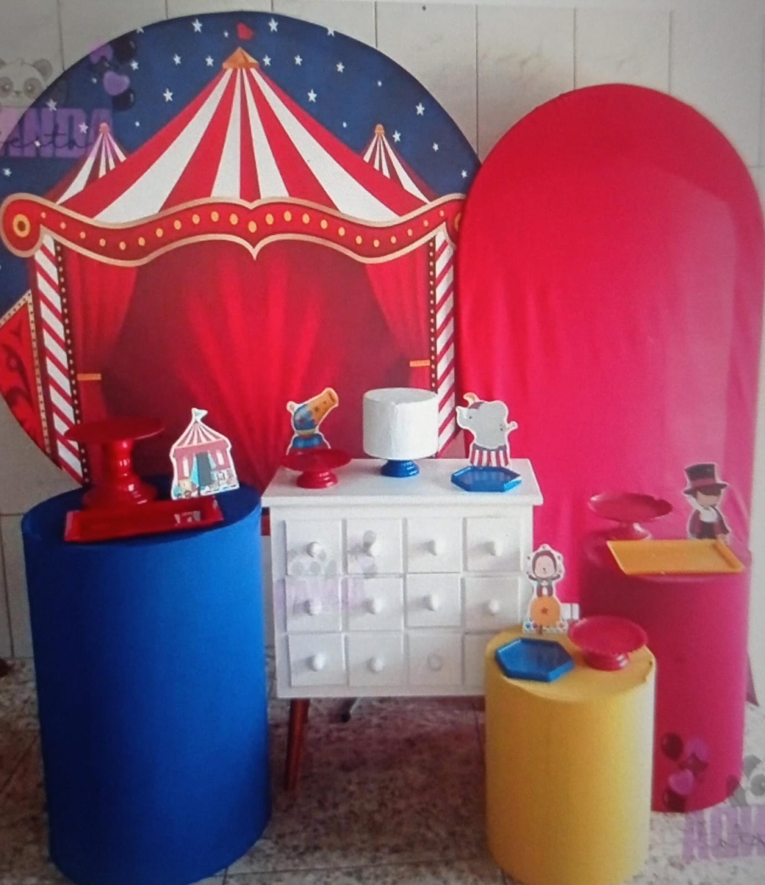 Kit Diamante - Circo - PEGUE E MONTE - ALEGRIA CORES
