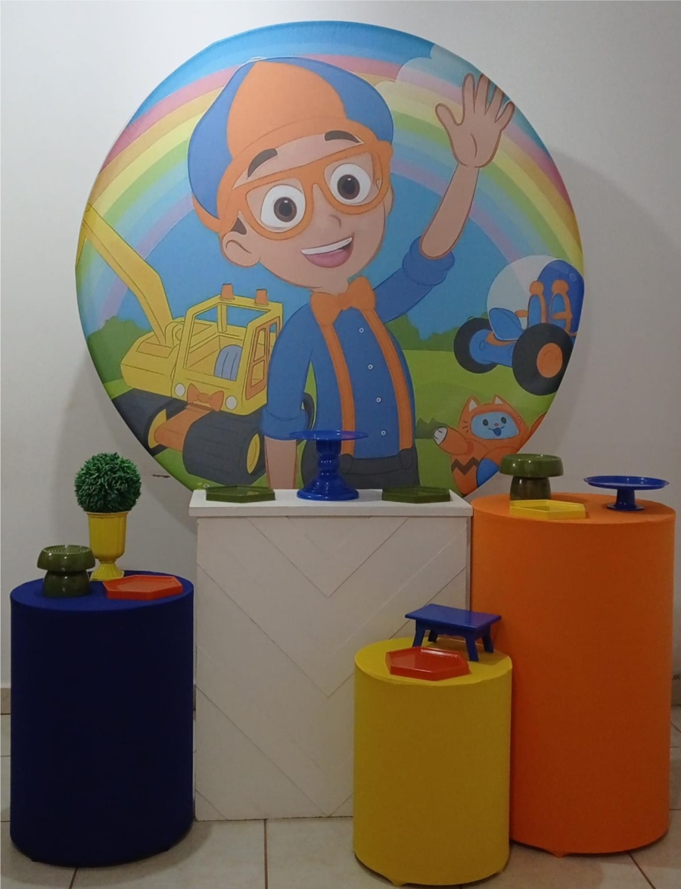 Kit Ouro Blippi - PEGUE E MONTE - ALEGRIA CORES