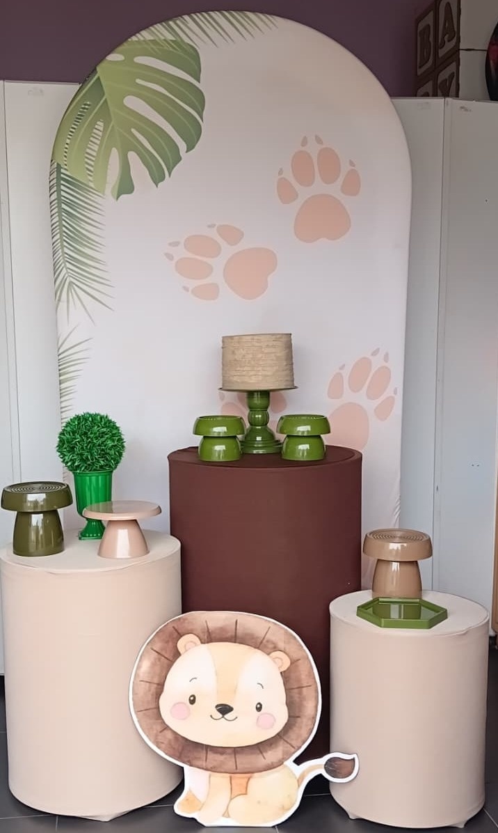 Kit Prata - Romano - Pata Do Leão - PEGUE E MONTE - ALEGRIA CORES