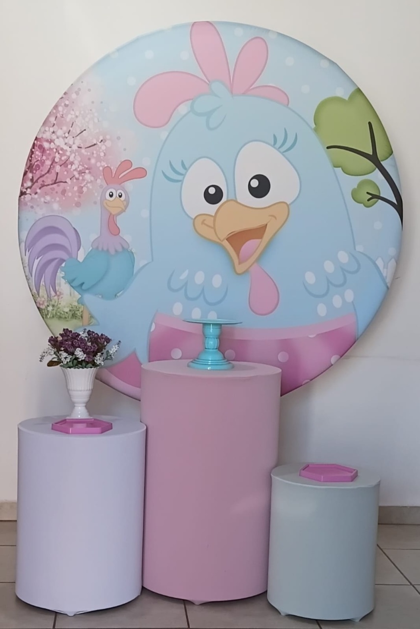 Kit Basico Galinha Pintadinha - PEGUE E MONTE - ALEGRIA CORES