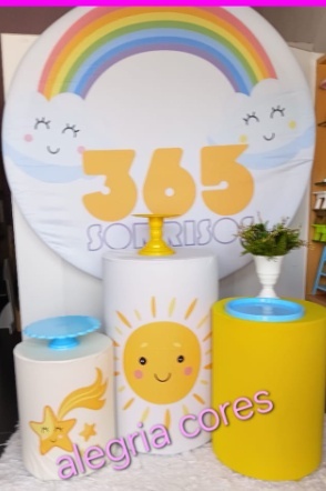 Kit Basico - 365 Sorrisos - PEGUE E MONTE - ALEGRIA CORES